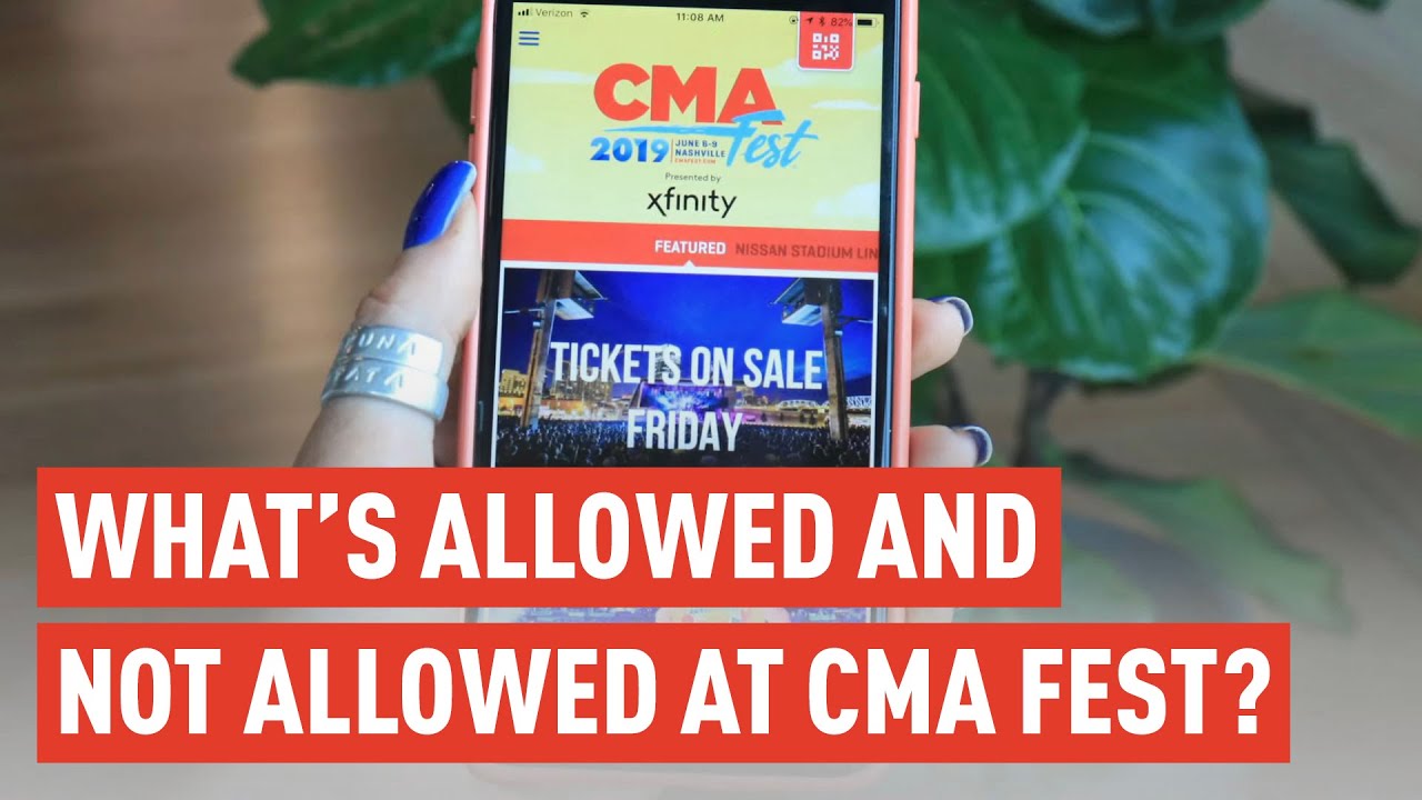 CMA Fest 2019 | What to Bring – Allowed & Prohibited Items - YouTube
