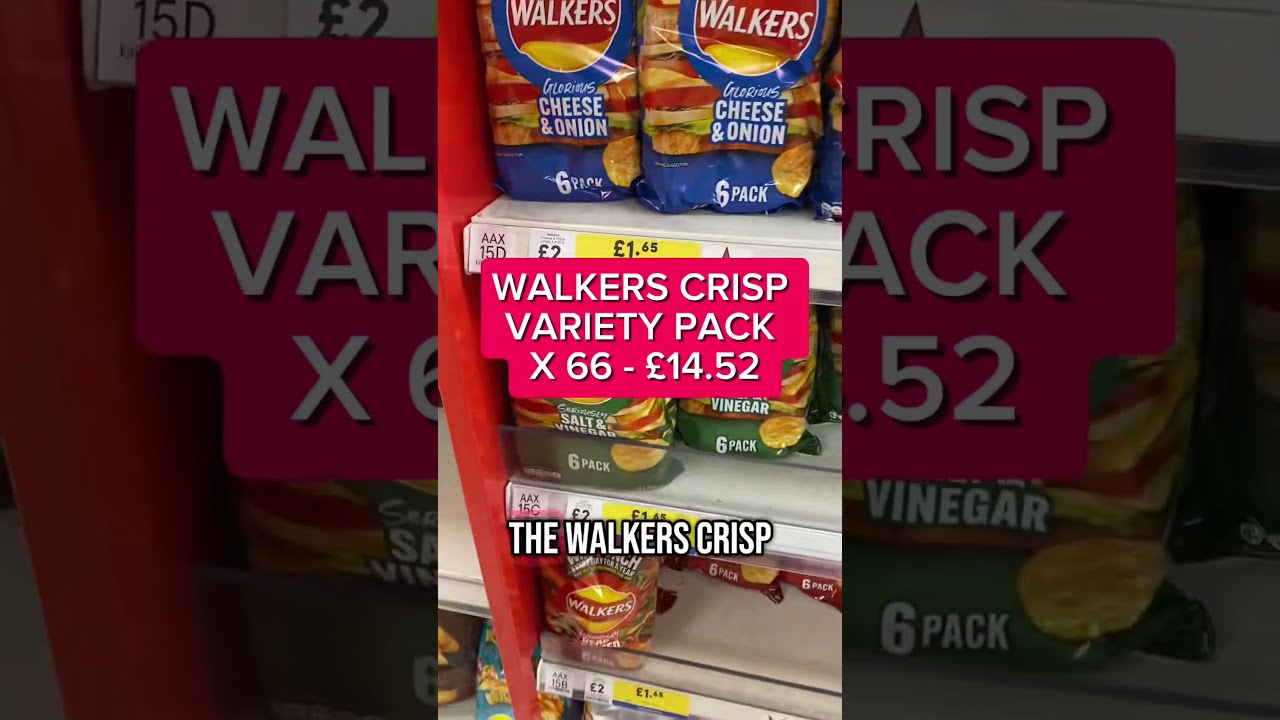 Walkers Crisp Variety Box 66 Packs 14 24 Flash Sale