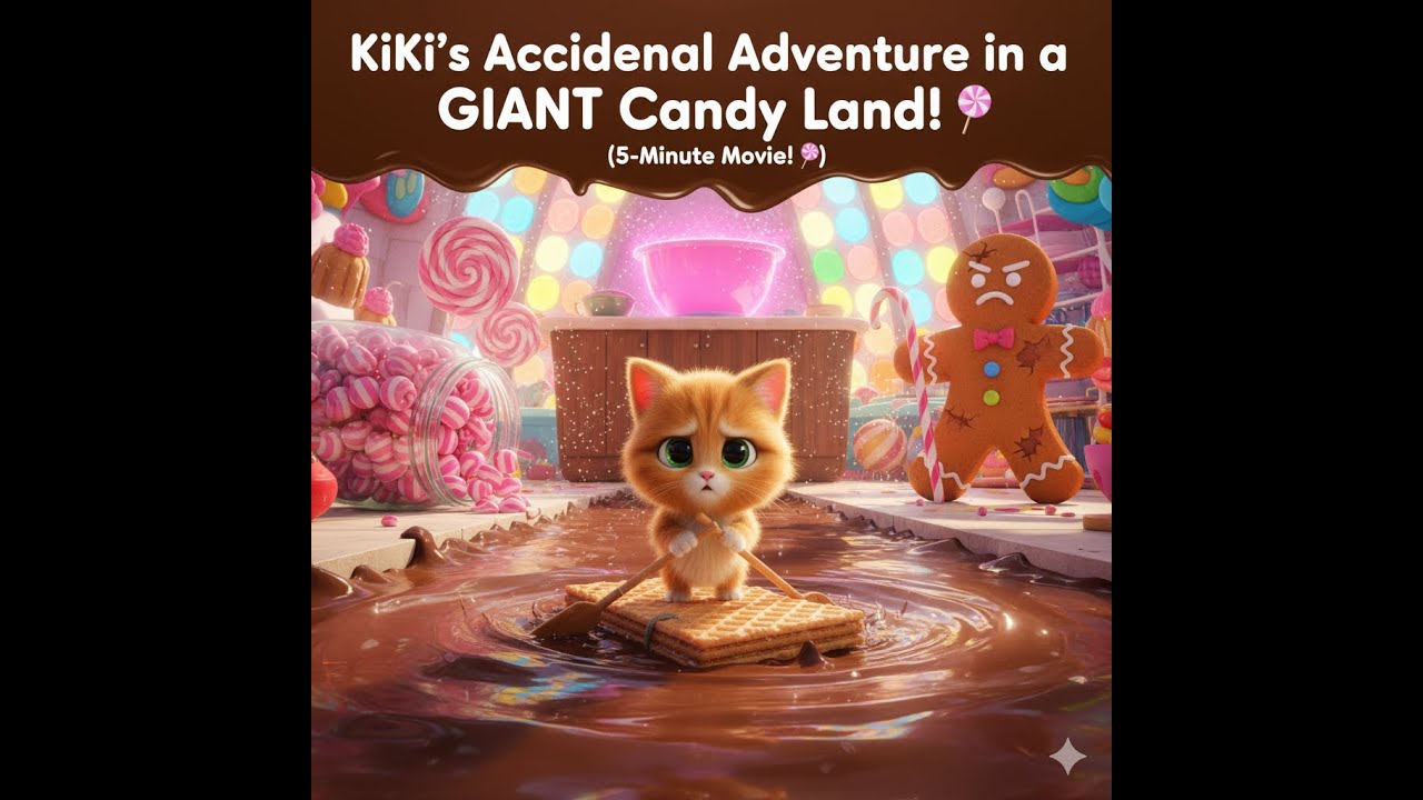 KiKi's Accidental Adventure in a GIANT Candy Land!