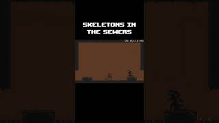 Skeletons in the Sewers! 💀⚠️ #gamedev #gaming #pixelart