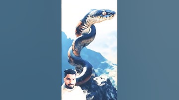 BIG Snake 🐍😲 anaconda ,#shorts #snake #animals #ytshorts #ai #anaconda ##ai #aigenerated