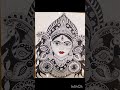Durga Mata Drawing #shors #drawing #art