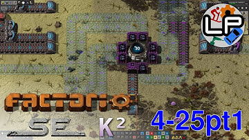 S4-E25 pt 1 - Arcolink Storage - Laurence Plays Factorio: Space Exploration 0.6 + Krastorio²