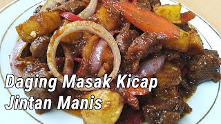 Tak Pernah Orang Buat? Daging Masak Kicap Jintan Manis