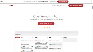 DragApp.com | Organize your inbox. Demo. Version 2.1 (September 28th 2017)