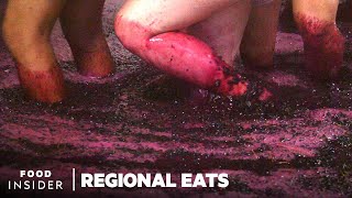 How Portuguese Port Wine Is Made In The Douro Valley | Regional Eats screenshot 3