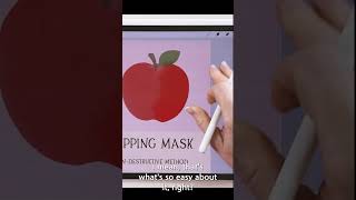 Alpha Lock Vs Clipping Mask in Procreate #procreate #beginnerarttips #clippingmask #digitaldrawing