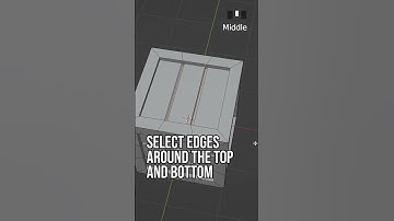 LEARN How To Model A Crate In Blender - 3D Beginner Tutorial #shorts