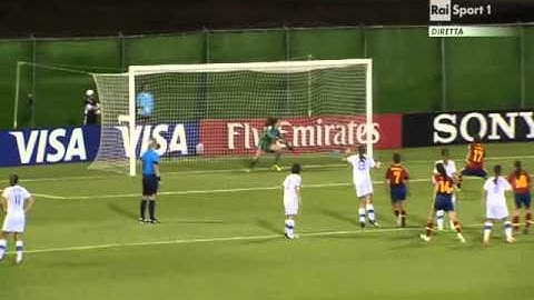Spagna - Italia 2 - 0 Semifinale Mondiale di calcio under 17 femminile 2014