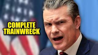 Hegseth Has DISASTER Press Briefing As War Message Falls Apart