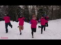 Azureva  danse de lhiver 2024 avec nos animateurs