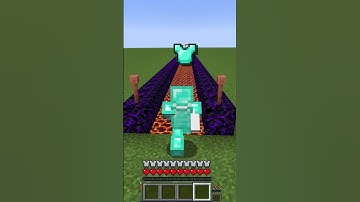 Magma Block VS All Armor in Minecraft 🤯 #minecraft #shorts