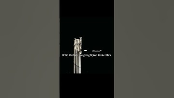 Solid Carbide Roughing Spiral Router Bits   | DIC Tools |Dedicated Impex Co.  #shorts #youtubeshorts