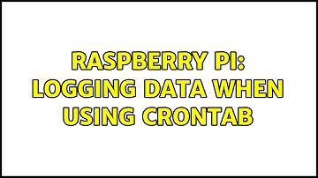 Raspberry Pi: logging data when using crontab