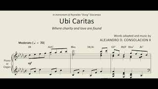 Video thumbnail of "Ubi Caritas - Alejandro D. Consolacion II"