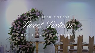 Enchanted Forest Sweet Sixteen Birthday Celebration