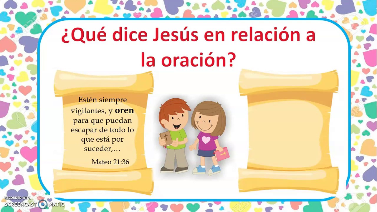 JesÚs Y La OraciÓn Para Niños Youtube