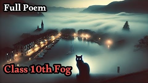 Fog Class 10 Full Poem (Animation) | Class 10 English Fog Poem | CBSE | NCERT