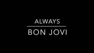 Always - Bon Jovi (Solo Guitar Backing Track)