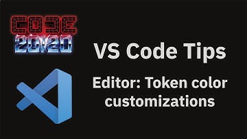 VS Code tips — The editor.tokenColorCustomizations setting