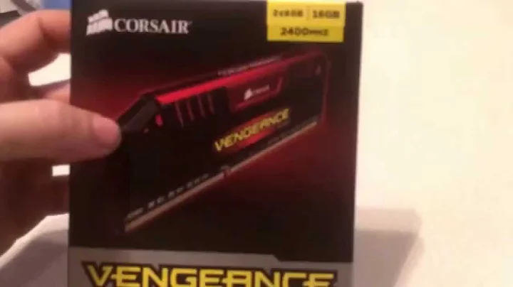 CORSAIR Vengeance Pro 16GB  DDR3  2400 (PC3 19200) Desktop Memory CMY16GX3M2A2400C11R unboxing