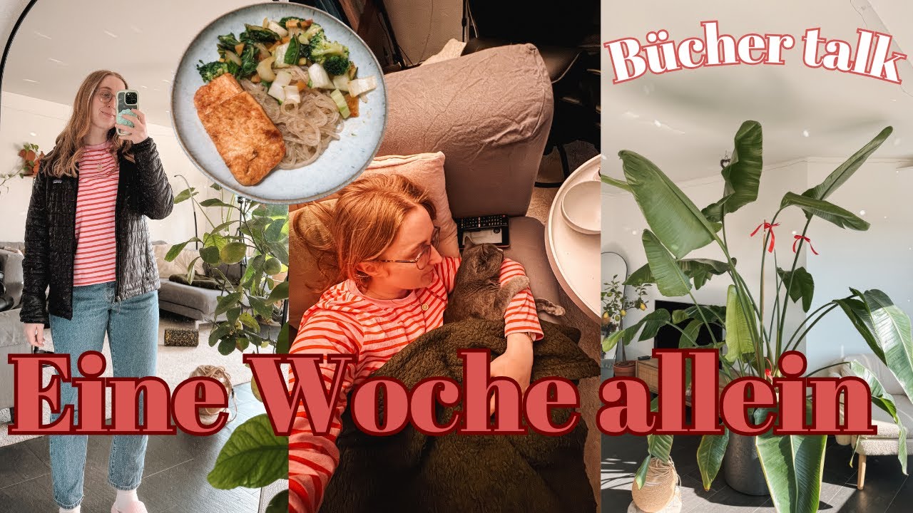 Eine Woche alleine Zuhause & wie es mir dabei geht, Bücher Talk