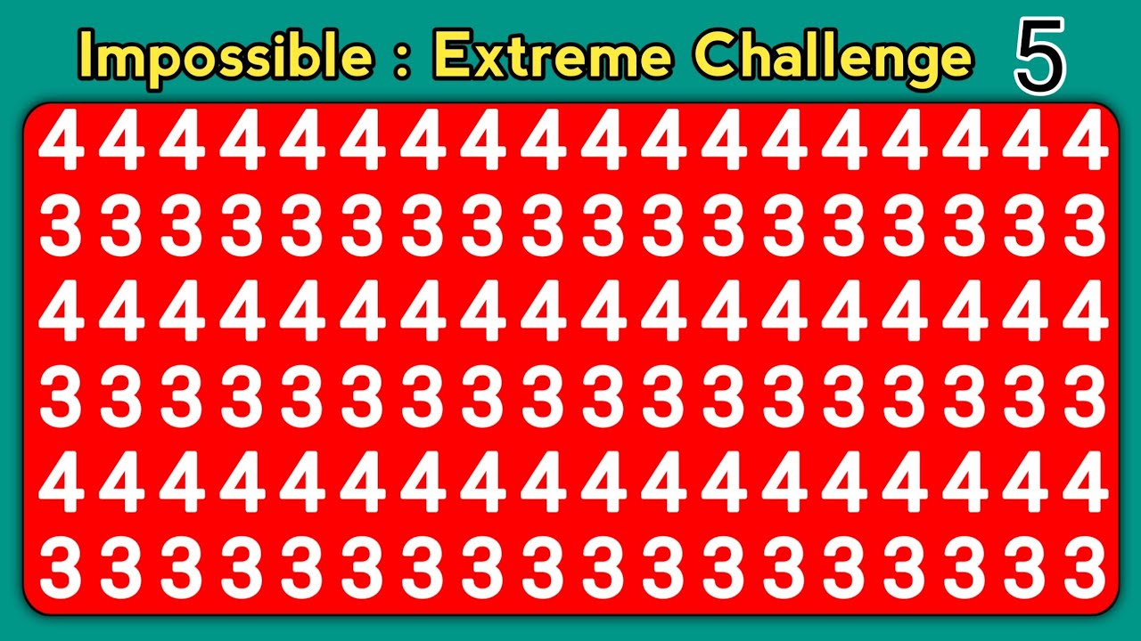 Only Geniuses Extreme level | Spot the Odd One Out | Number and Letter ...
