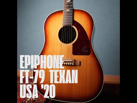 Epiphone FT-79 TEXAN Made by Gibson Montana USA 2020年製