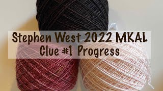 A Yarn Tail: A Knitting Podcast (Stephen West MKAL Clue #1 progress) a.k.a. It's a Doozy
