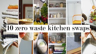10 zero waste kitchen swaps // these are absolute game changers