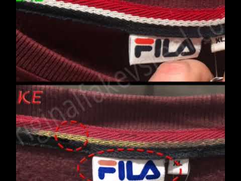 How to recognize fake Fila T shirt - YouTube