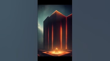 Sci-fi Alien Buildings Concept Art Generation Time-lapse #3 #conceptart #digitalart