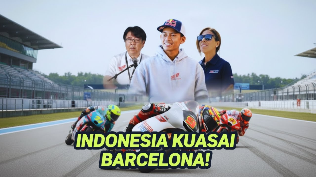 GEGER! Mekanik Jepang Melongo, Veda Ega Pratama Hancurkan Dominasi Eropa di Barcelona!