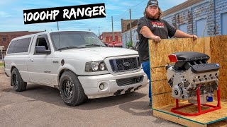 I Installed a 1000HP LS Engine in my Ford Ranger2022
