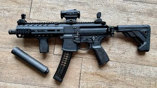 SIG SAUER MPX / ยืม ไม่มียิงปิดไปได้เลย ดูกันเงียบๆ อย่าเกรียน ปืนกลเบา Piston driven ช่วงสั้น