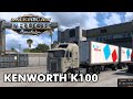 ATS 1.50 Gameplay | Kenworth K100 | Double Trailer