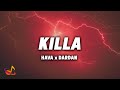 Hava x dardan  killa lyrics