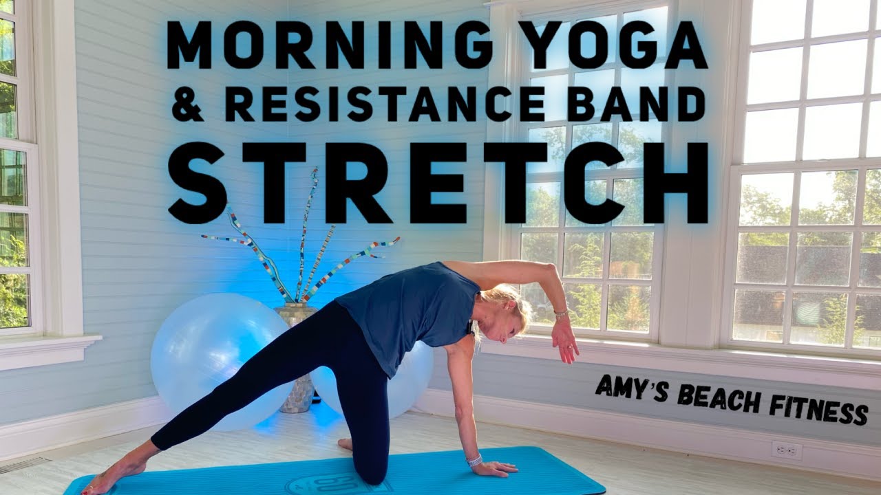 30 MIN Morning Yoga & Resistance Band Stretch 