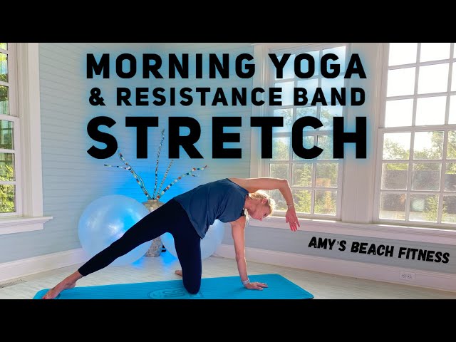 30 MIN Morning Yoga & Resistance Band Stretch 