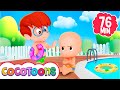 Learn to swim and more nursery rhymes for kids with Cleo and Cuquin | Cocotoons