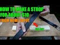 HOW TO MAKE A KNIFE SHARPENING STROP FROM AN OLD BELT