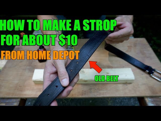 How To Sharpen A Knife, Vol 2: Use a Leather Strop 