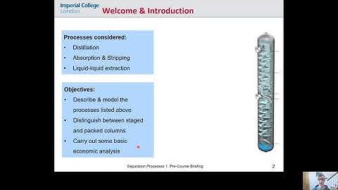 Intro to first-year: Separation Process module