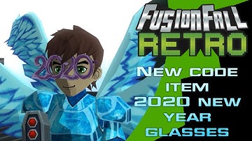 New 2020 Glasses - Code item - FusionFall Retro (Expired Jan 6 / 2020)