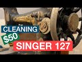 How I Cleaned my $50 Singer 127  Sphinx sewing machine