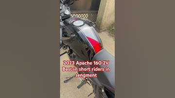 Apache RTR 160 2V 2023 model |best in segment for short rider and mileage 60| #viral #shorts #travel