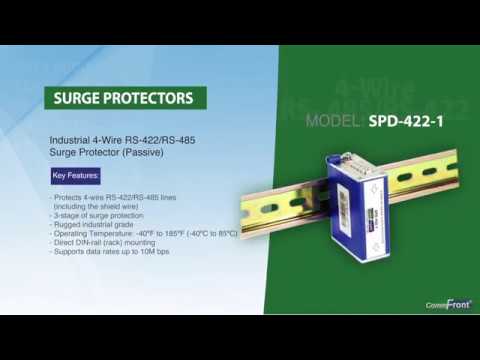 2-Wire RS485 Surge Protector (Industrial / Passive) – CommFront