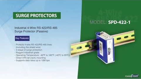 Surge Protectors - Protect your RS232 RS485 RS422 Serial Devices