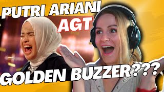 Putri Ariani | Auditions AGT 2023 | AGT Golden Buzzer | Vocal Reaction