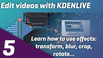 How to use Kdenlive